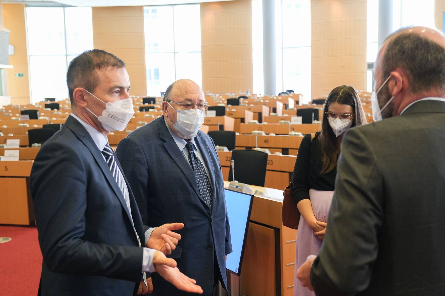 Среща на евродепутатите от ГЕРБ-СДС с Манфред Вебер 
